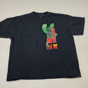Travis Scott Cactus‎ Jack x McDonald's All American '92 Black T-Shirt Mens XL